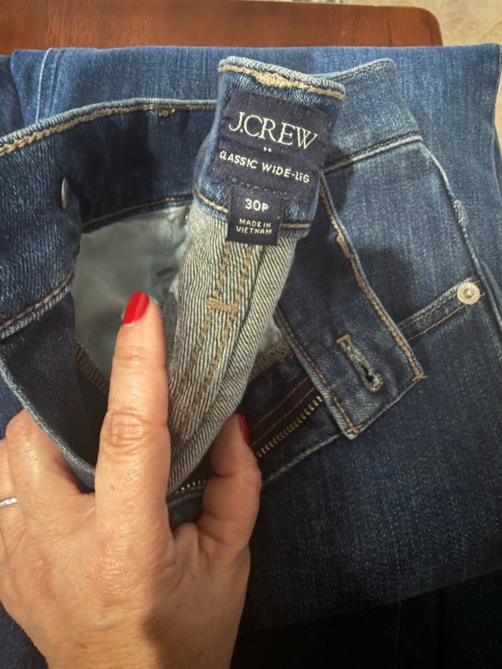 J.Crew classic wide leg petite